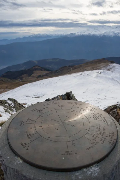 Wind rose on the mountains — Stock Photo, Image