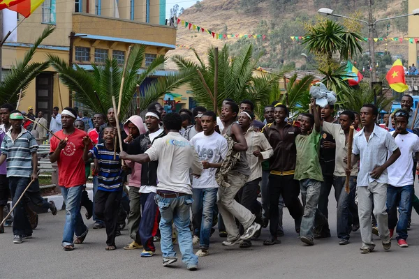 Celebración de Timkat en Etiopía — Foto de Stock