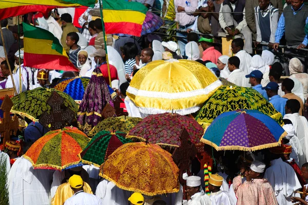 Celebração Timkat na Etiópia — Fotografia de Stock