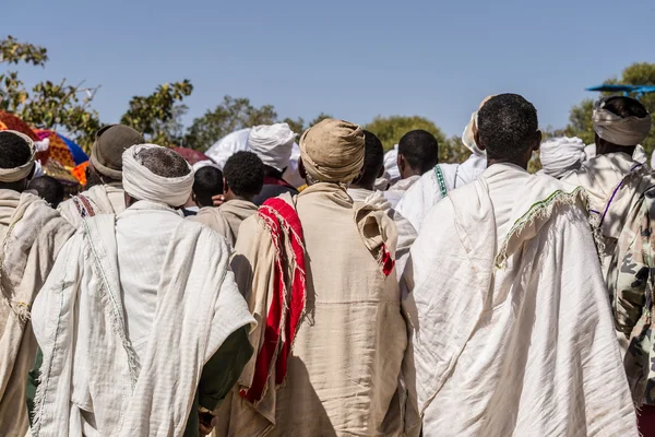 Viering van Timkat in Ethiopië — Stockfoto