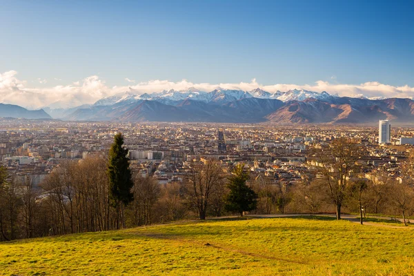 Turin yukarıdan, farklı bir bakış açısı — Stok fotoğraf