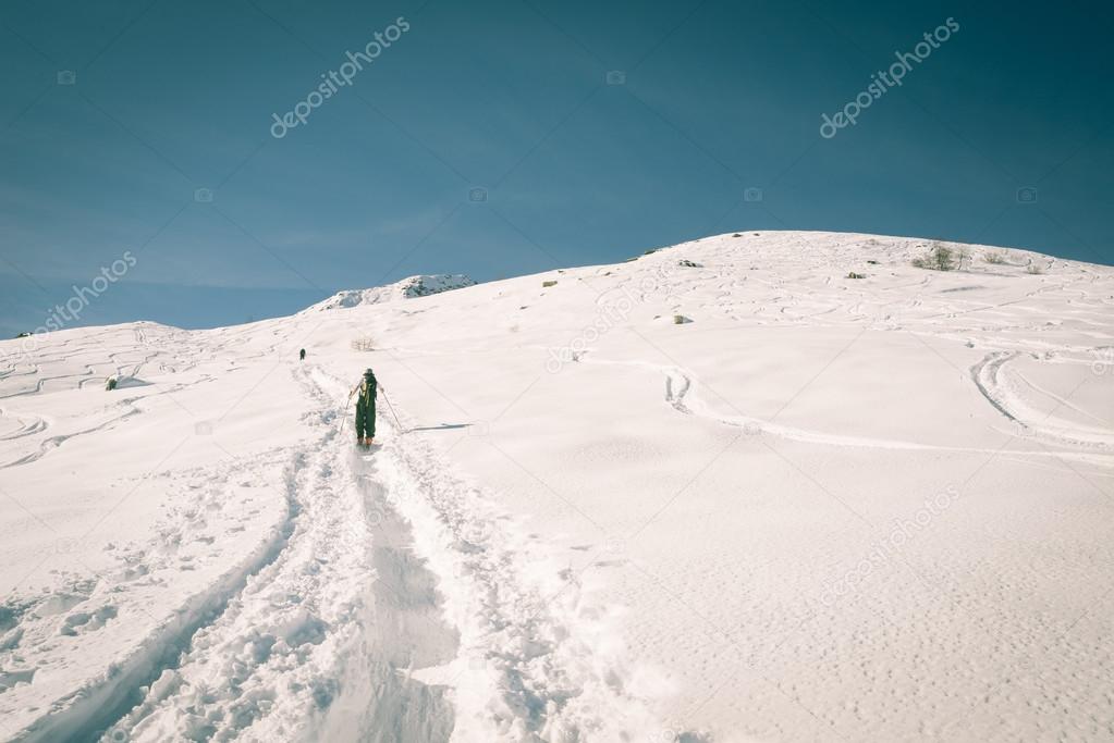 Alpine touring, retro look