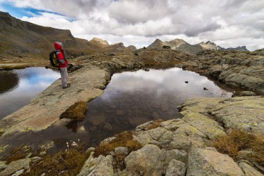 İtalyan Alpler'de hiking