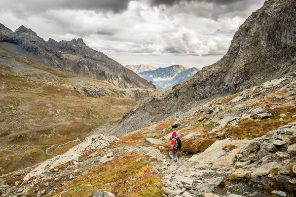 Caminhadas nos Alpes italianos — Fotografia de Stock