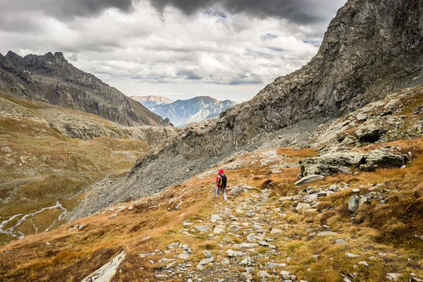 İtalyan Alpler'de hiking — Stok fotoğraf