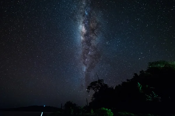 Γαλαξία από τη γραμμή του Ισημερινού — Φωτογραφία Αρχείου