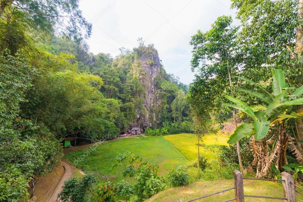 Traditional burial site in Tana Toraja