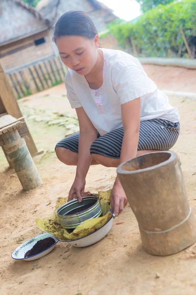 Rural life and farmland in Indonesia — Stock Photo, Image