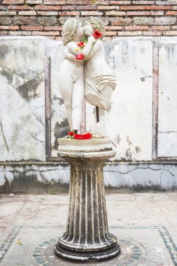 The statue of Cupid and Psyche, Rome, Italy clipart