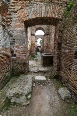 Eski kasaba Ostia, Roma, İtalya, Roma kemerler