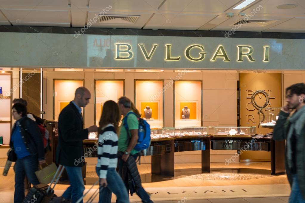 Bulgari store at Fiumicino Airport in 