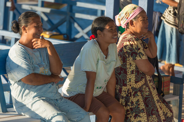 Portrait of local women community in Indonesia