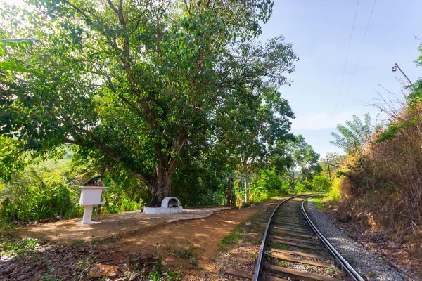 Obsolete railroad in Sri Lanka — Stock Photo, Image