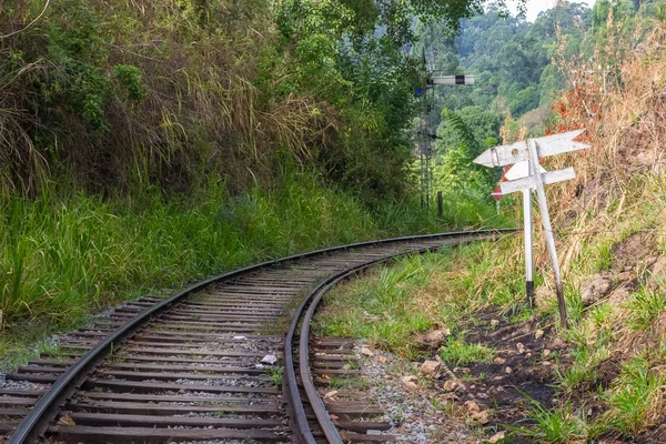 Obsolete railroad in Sri Lanka — Stock Photo, Image