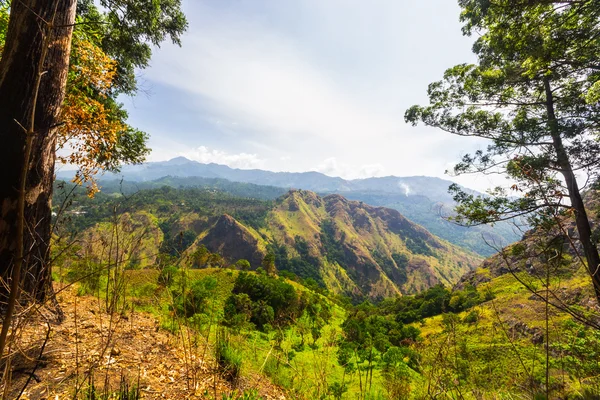 Paisaje en la región montañosa de Sri Lanka — Foto de Stock