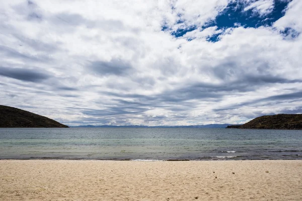 Playa en Isla del Sol, Lago Titicaca, Bolivia —  Fotos de Stock