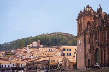 Cusco, Peru, sokaklarında sıradan yaşam