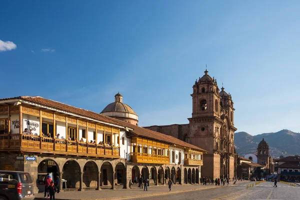 Zwyczajne życie na ulicach Cusco, Peru — Zdjęcie stockowe