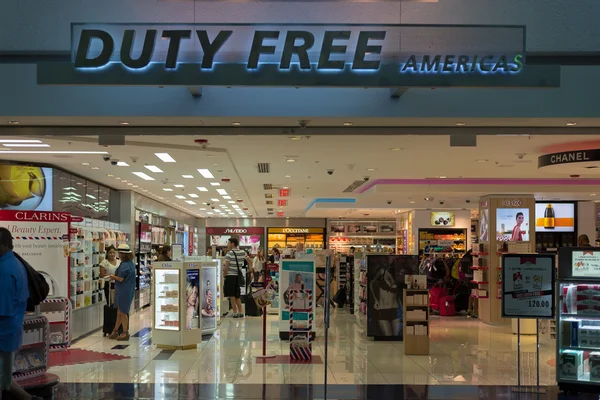 Duty Free Americas store at Miami International Airport — Stock Photo, Image