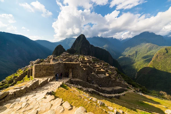 Última luz solar en Machu Picchu, Perú — Foto de Stock