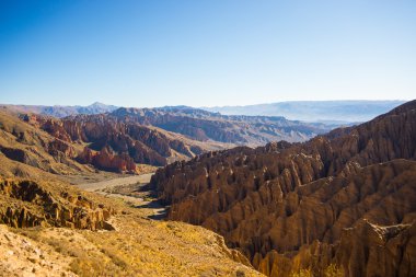 Tupiza, Güney Bolivya çevresinde erozyona uğramış Sıradağları