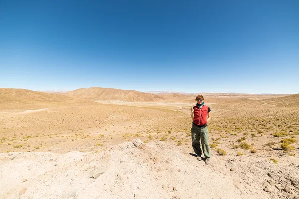 Roadtrip and highlands, Güney Bolivya üzerinde — Stok fotoğraf