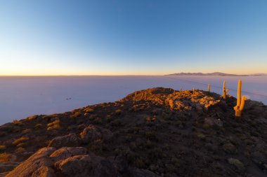 Sunrise over Uyuni Salt Flat, Bolivia