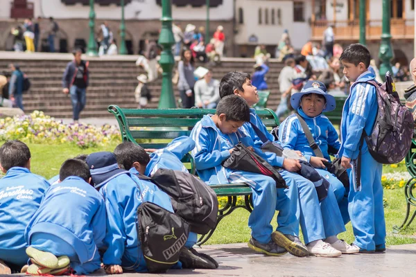 Colegios en Cusco, Perú — Foto de Stock