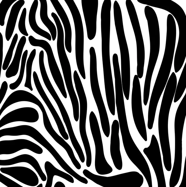 Mönster av zebra vektor. — Stock vektor