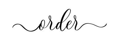 Düzen - el çizimi kaligrafi yazması