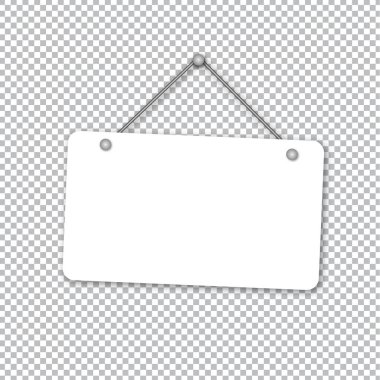 Açık, kapalı işareti. Saydam arkaplanda izole edilmiş gölgesi olan beyaz işaret