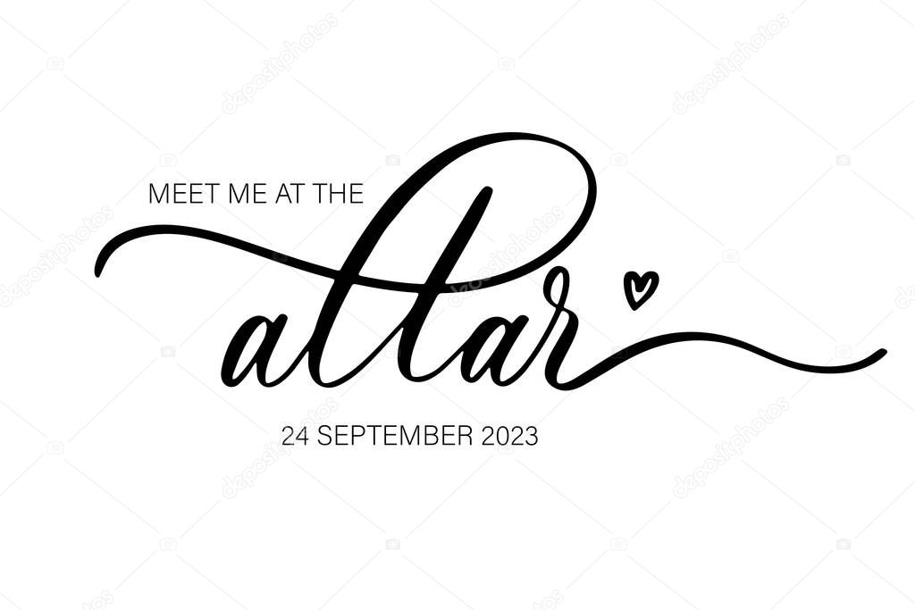 Meet me at the altar. Bridesmaid Ask Card, Bridesmaid party Gift Ideas, Wedding Card