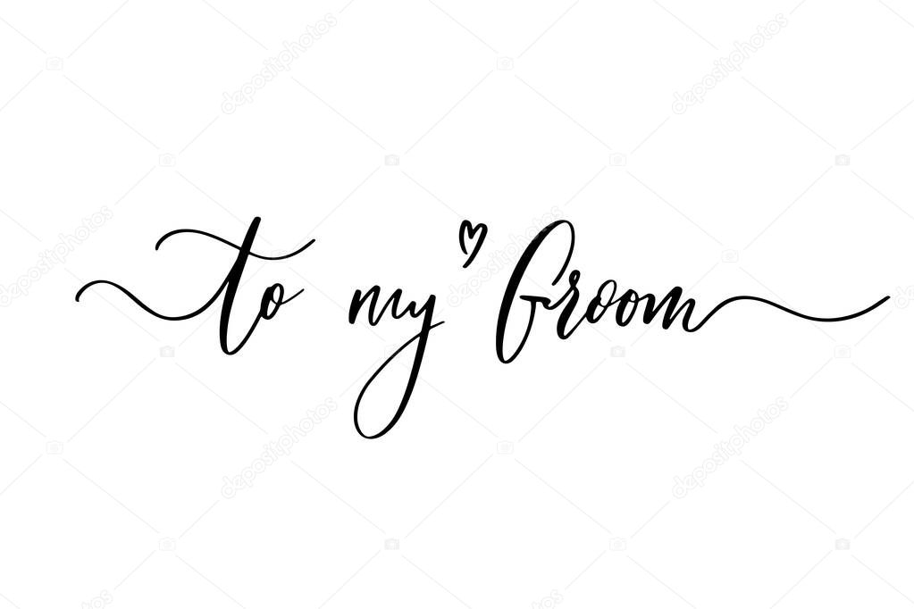 To my Groom. Bridesmaid Ask Card, wedding invitation, Bridesmaid party Gift Ideas, Wedding Card