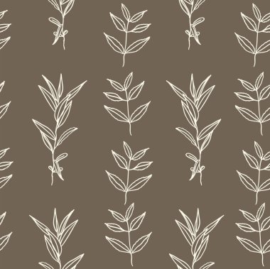 yaprakları vektörünün seamless modeli