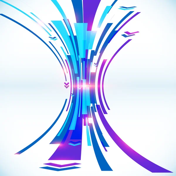 Fondo de vector futurista abstracto azul — Foto de Stock