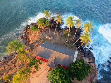 Top view to ocean from lighthouse in Sri-Lanka