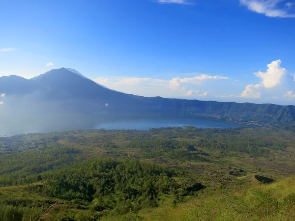 stock image Morning on Batur volcano, Bali, Indonesia