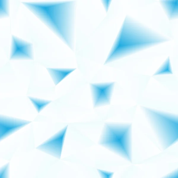 Vector azul triangular superficie abstracta sin costura patrón — Vector de stock