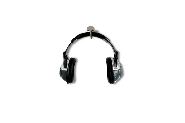 Headphones Isolated White Background — Stock Photo, Image