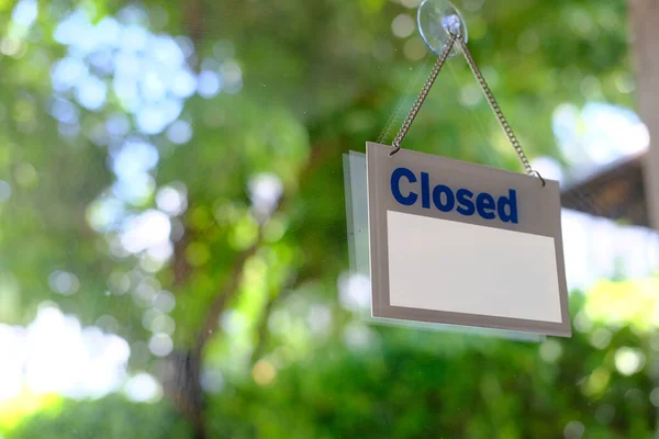 Closed Signboard View Close View — Fotografia de Stock