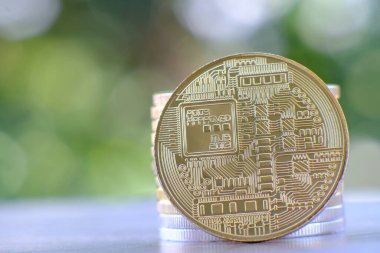 Kripto para ve dijital para birimi para konsepti, kripto piyasa, kripto para birimi finans sistemleri konsepti