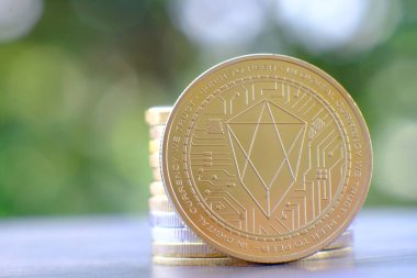 Kripto para ve dijital para birimi para konsepti, kripto piyasa, kripto para birimi finans sistemleri konsepti