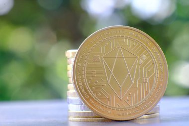 Kripto para ve dijital para birimi para konsepti, kripto piyasa, kripto para birimi finans sistemleri konsepti