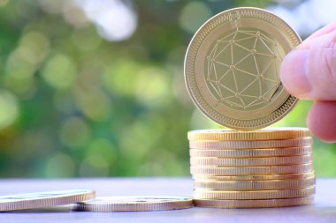 Kripto para ve dijital para birimi para konsepti, kripto piyasa, kripto para birimi finans sistemleri konsepti