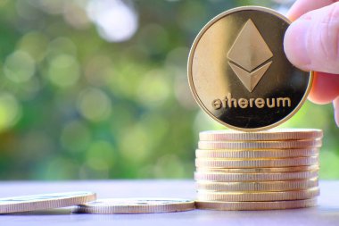 Kripto para ve dijital para birimi para konsepti, kripto piyasa, kripto para birimi finans sistemleri konsepti