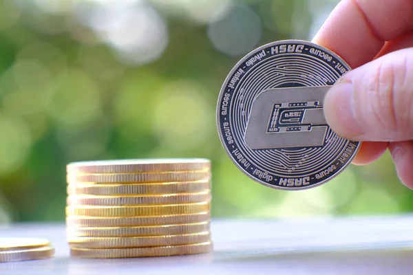 Kripto para ve dijital para birimi para konsepti, kripto piyasa, kripto para birimi finans sistemleri konsepti