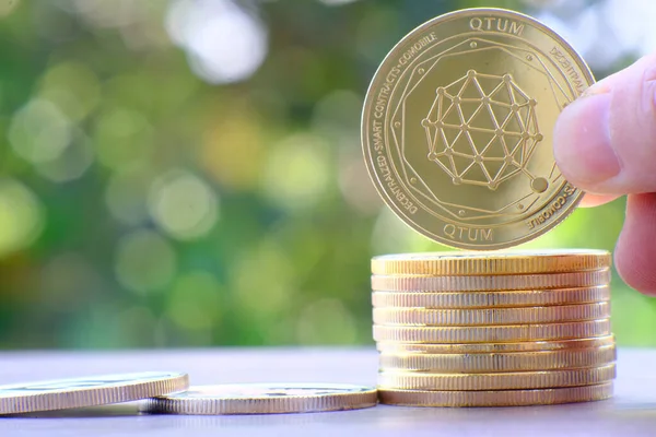 Kripto para ve dijital para birimi para konsepti, kripto piyasa, kripto para birimi finans sistemleri konsepti