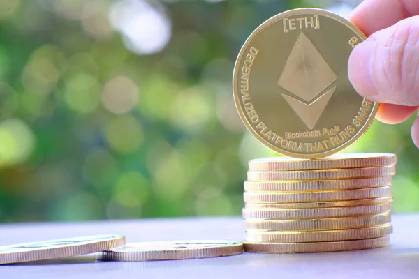 Kripto para ve dijital para birimi para konsepti, kripto piyasa, kripto para birimi finans sistemleri konsepti