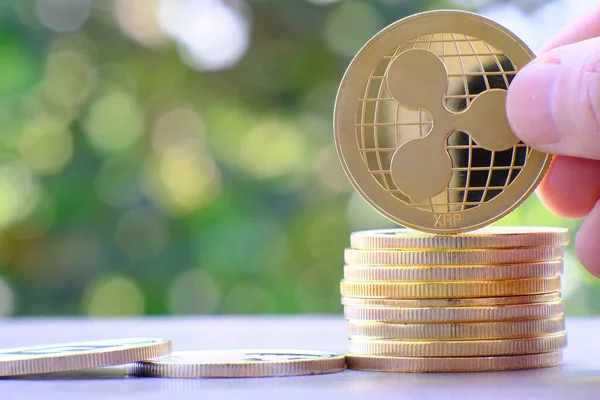 Kripto para ve dijital para birimi para konsepti, kripto piyasa, kripto para birimi finans sistemleri konsepti