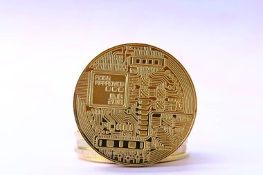 Tablo ve dijital para birimi üzerinde Bitcoin btc kripto para konsepti, kripto para birimi piyasası, Kripto para birimi finans sistemleri kavramı